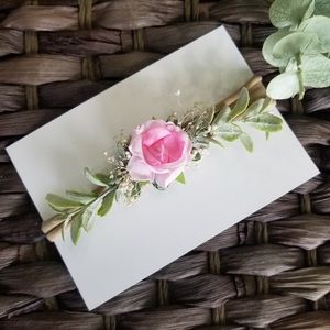 2/$18 🔷 Boutique Pink Girls Floral Hea…